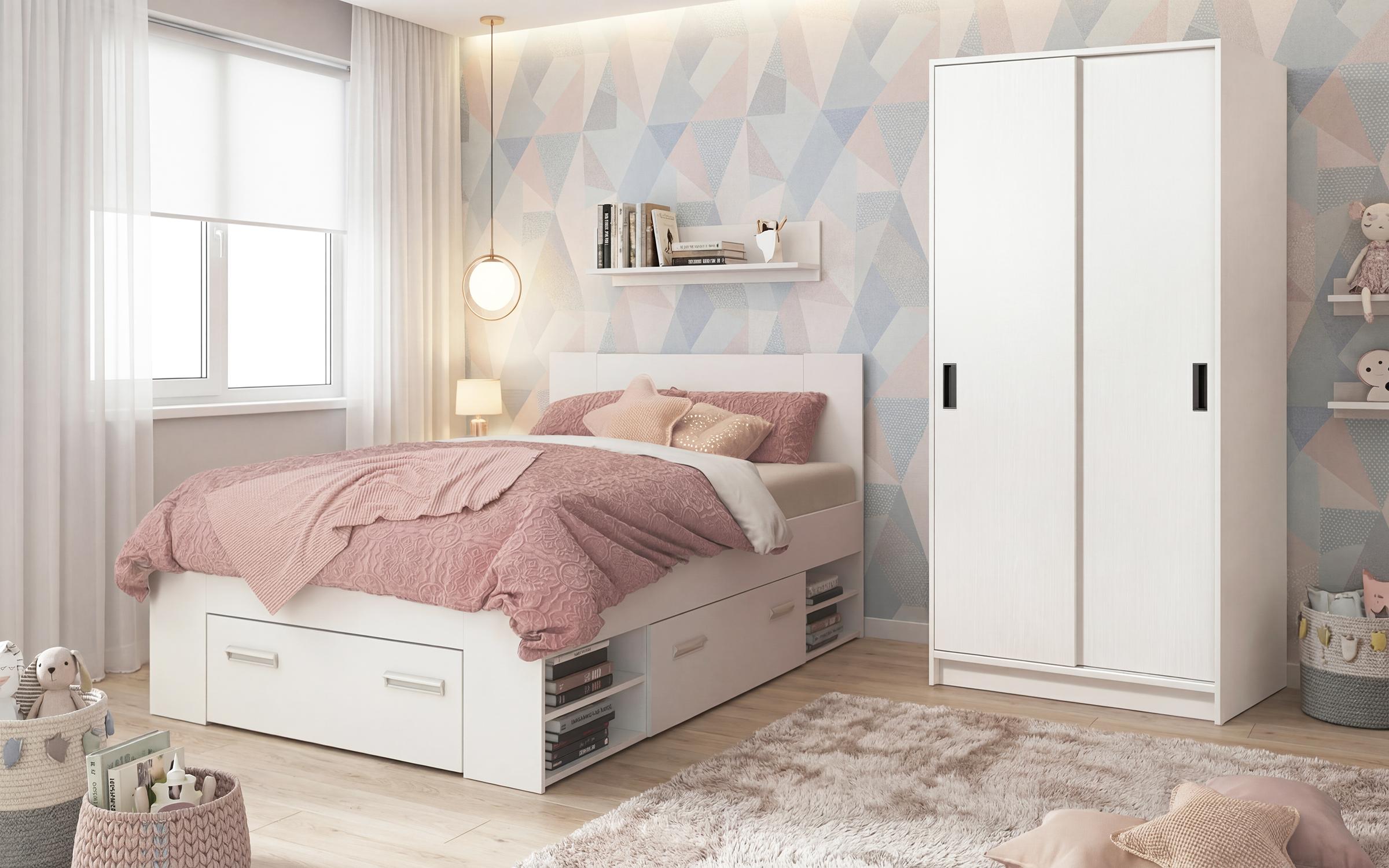 Set Camera copilului 3, alb lucios  1